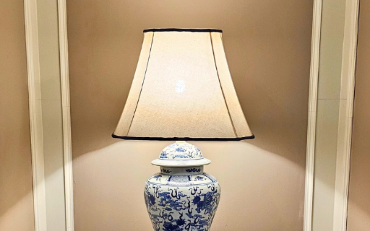Custom lampshade project archive by Green House Curtains
