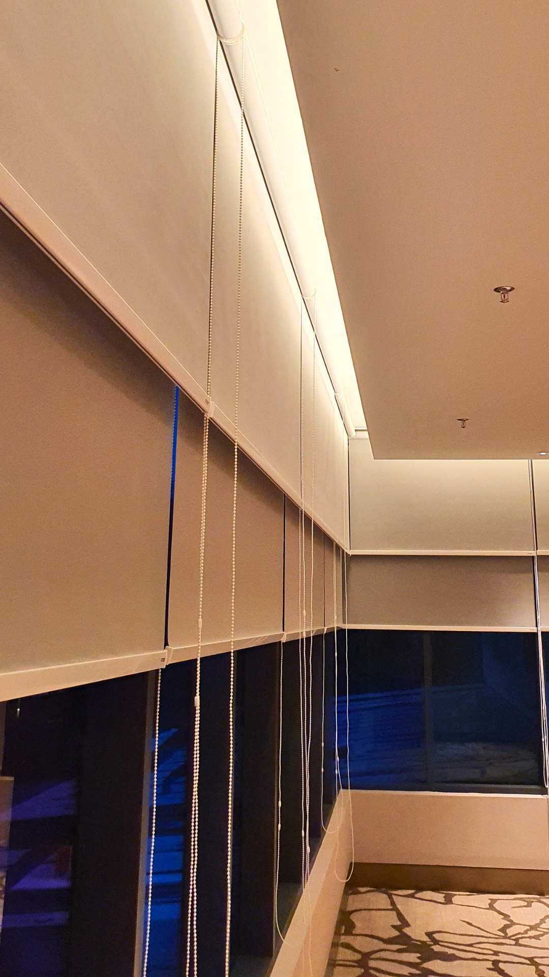 Made-to-measure window blinds for a Penang interior