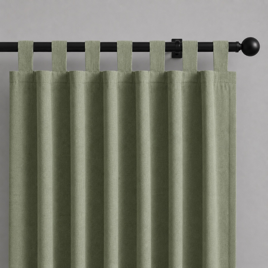 Tab top curtains available from Green House Curtains
