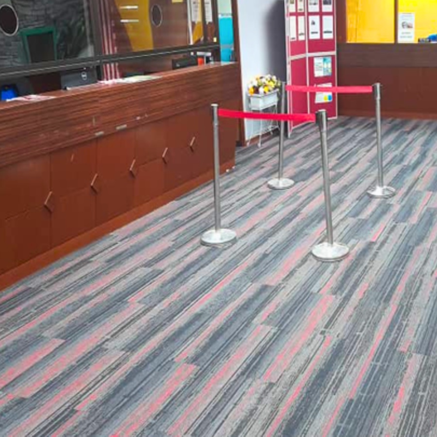 Carpet and wallpaper project by Green House Curtains 7