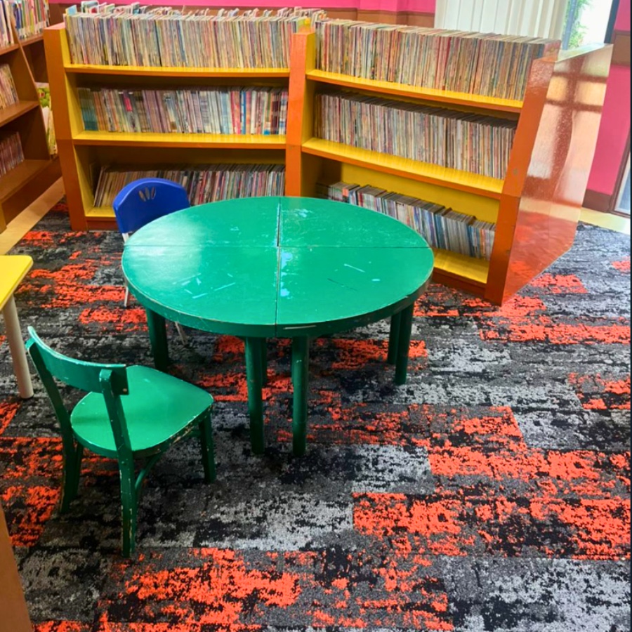 Carpet and wallpaper project by Green House Curtains 8