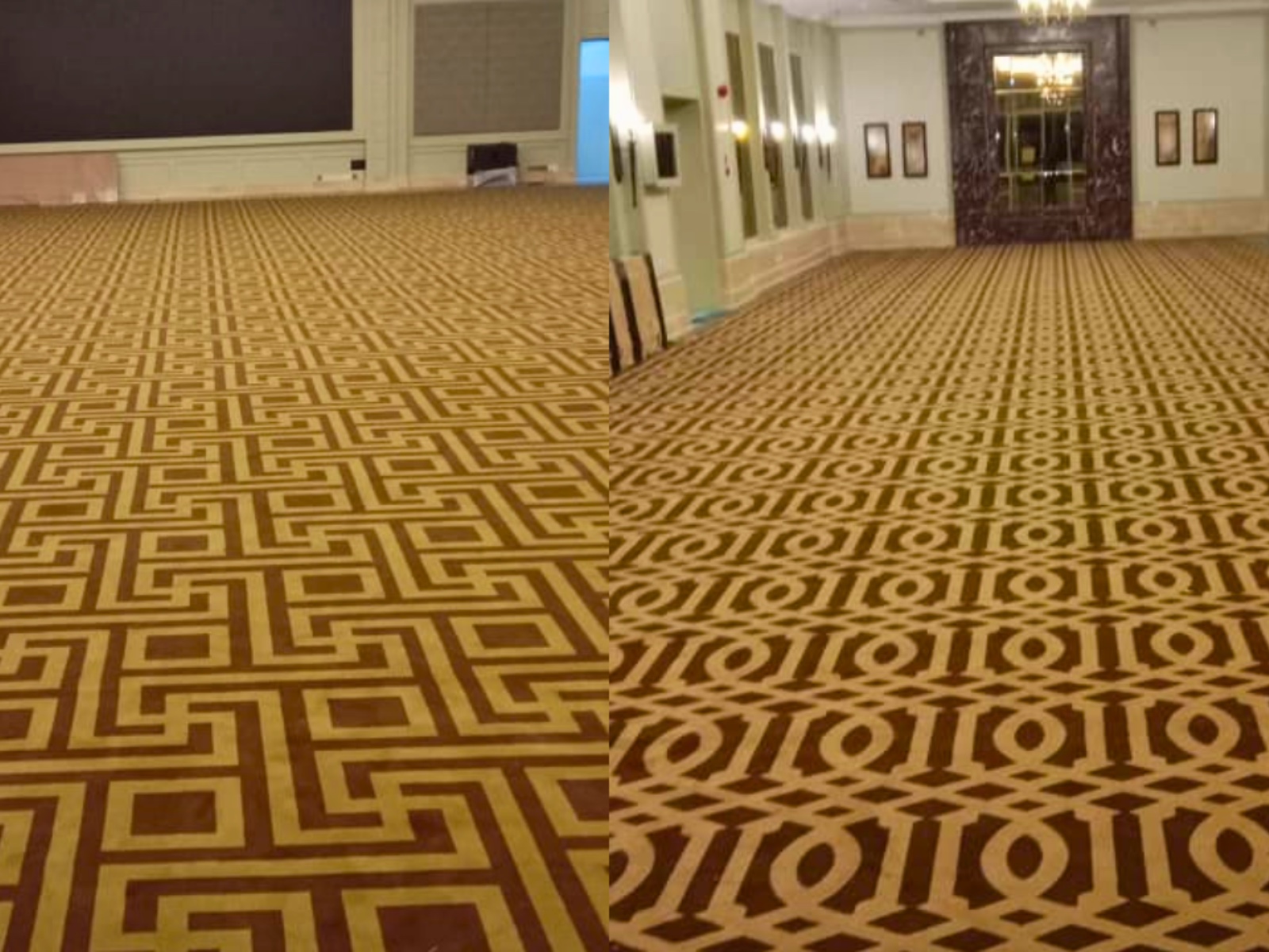 Carpet and wallpaper project by Green House Curtains 16