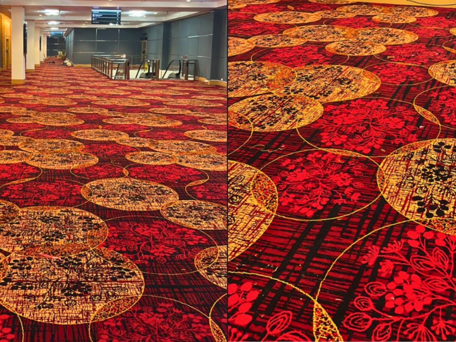 Carpet and wallpaper project by Green House Curtains 18