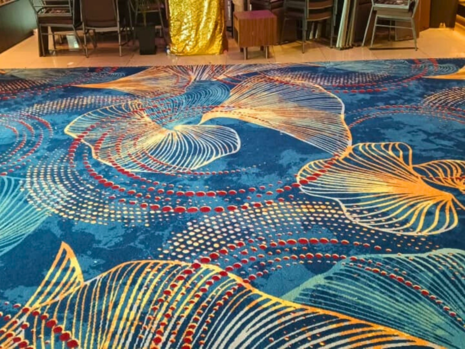 Carpet and wallpaper project by Green House Curtains 20