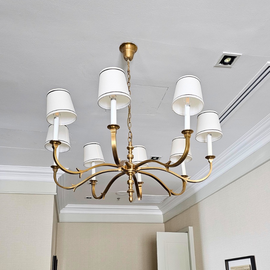 Custom lampshade project by Green House Curtains 8