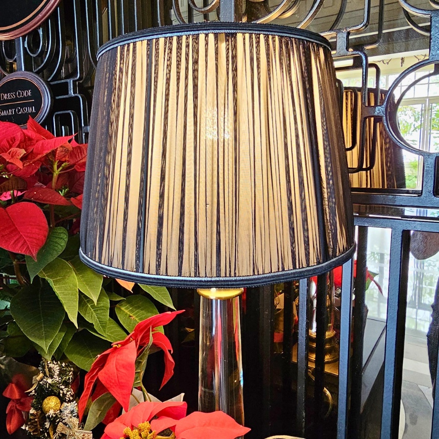Custom lampshade project by Green House Curtains 9