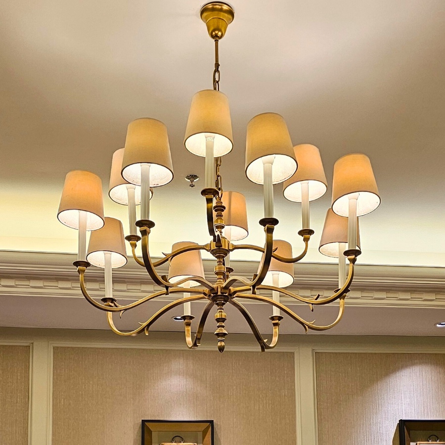 Custom lampshade project by Green House Curtains 11